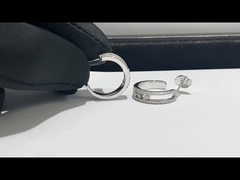 مجوهرات فاخرة من الذهب الخالص أقراط الماس ميسيكا 18 قيراط والماس