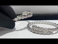 مجوهرات بولغاري الراقية عيار 18 قيراطًا من الذهب الخالص والألماس الحقيقي إعداد Hk