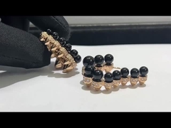 نوعية جيدة الأقراط الماس والمجوهرات الفاخرة المخصصة القرط 18k مجوهرات كارتييه