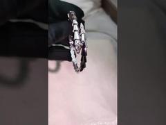 مجوهرات ذهبية مخصصة من الـ 18 كارت الذهب الأنيق الأبيض المخصص للمجوهرات الراقية