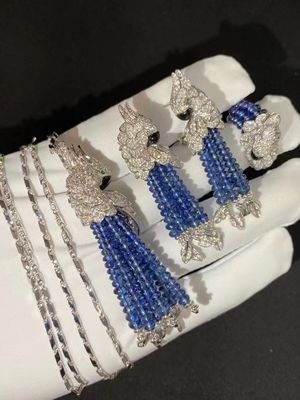 Custom Brand Parrot Necklace Ring Earrings Luxury Brand Jewelry Manufacturer