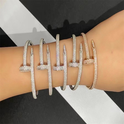 مجوهرات فاخرة من Brand سوار Just A Nail ذهب وردي المرجع N6702117 Real Diamond