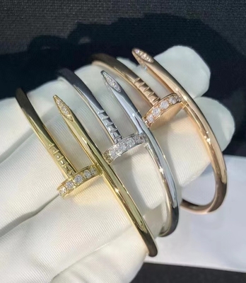 فاخر مخصص 18K الذهب الماس سوار الجودة الأصلية 1 قطعة موك